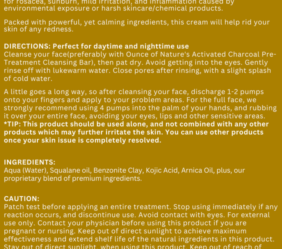 Redness Rescue & Intensive Calming Cream