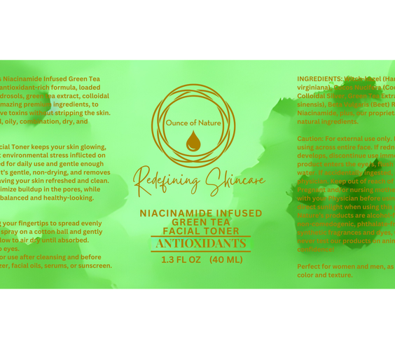 Niacinamide Infused Green Tea Facial Toner