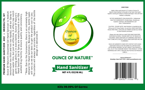 Premium Hand Sanitizer(GEL)